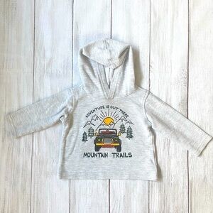 Kids Headquarters Lightweight Gray Hoodie 12Months